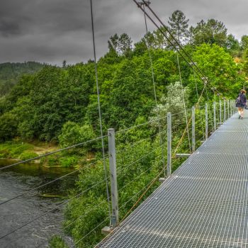 The most beautiful and instagrammable suspension bridge near Padrón