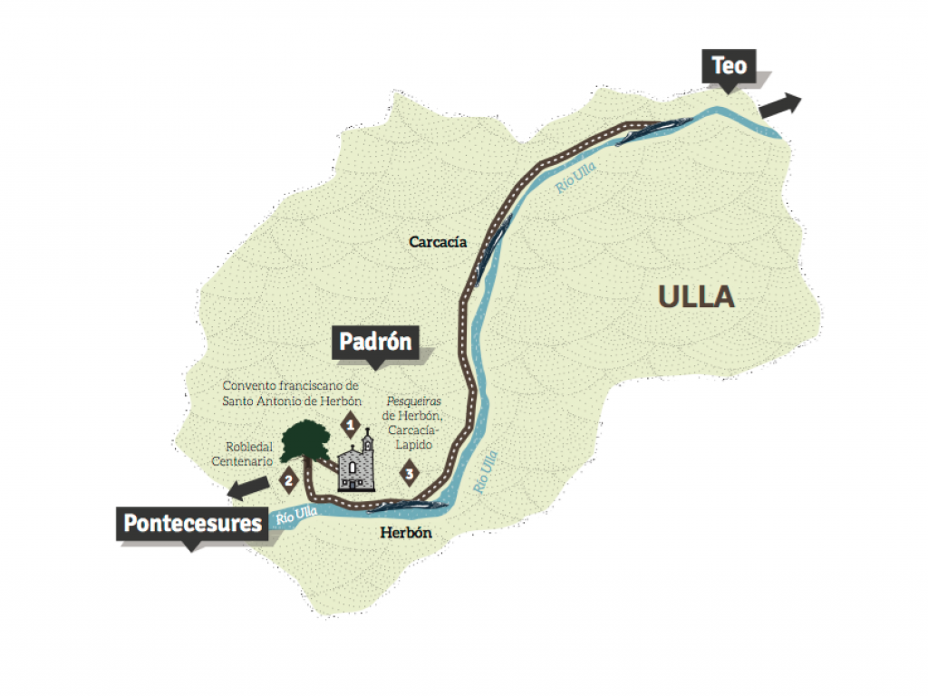 La ruta de la lamprea pasa por padrón