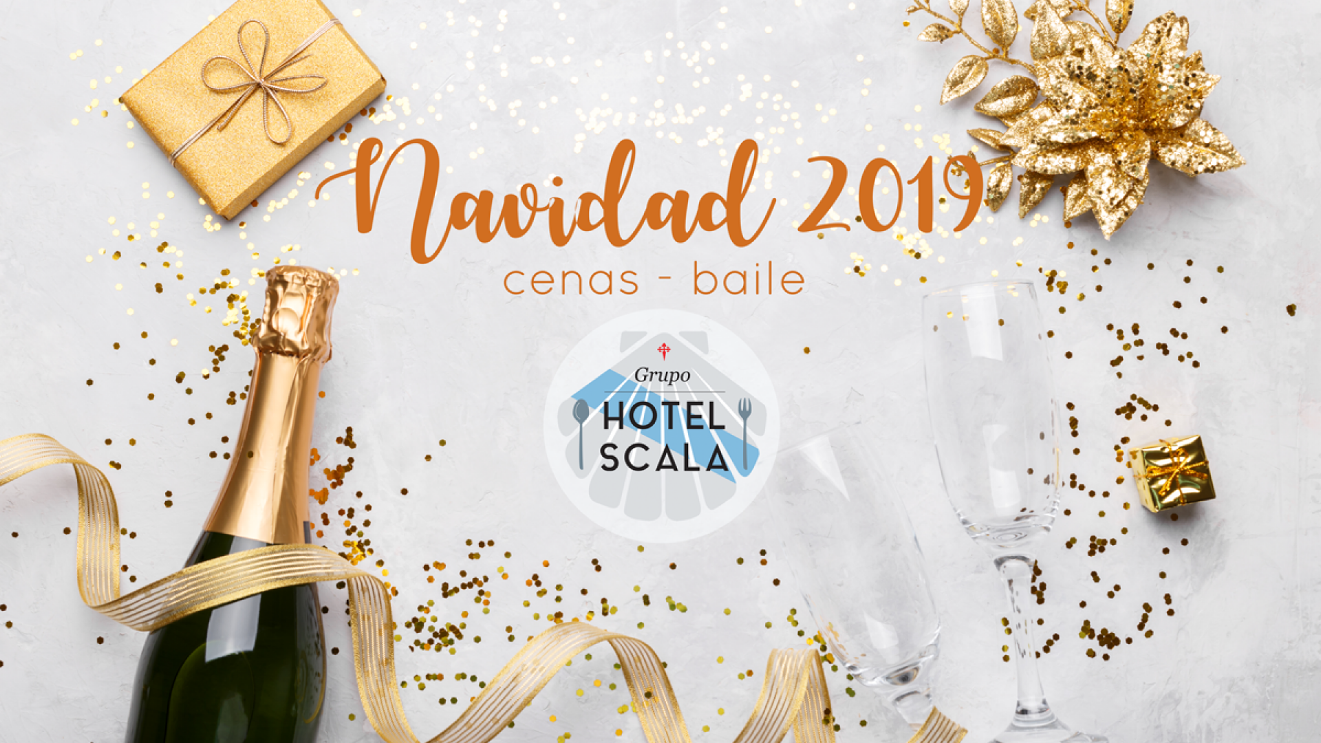 Celebra tu cena de navidad con el Grupo Hotel Scala