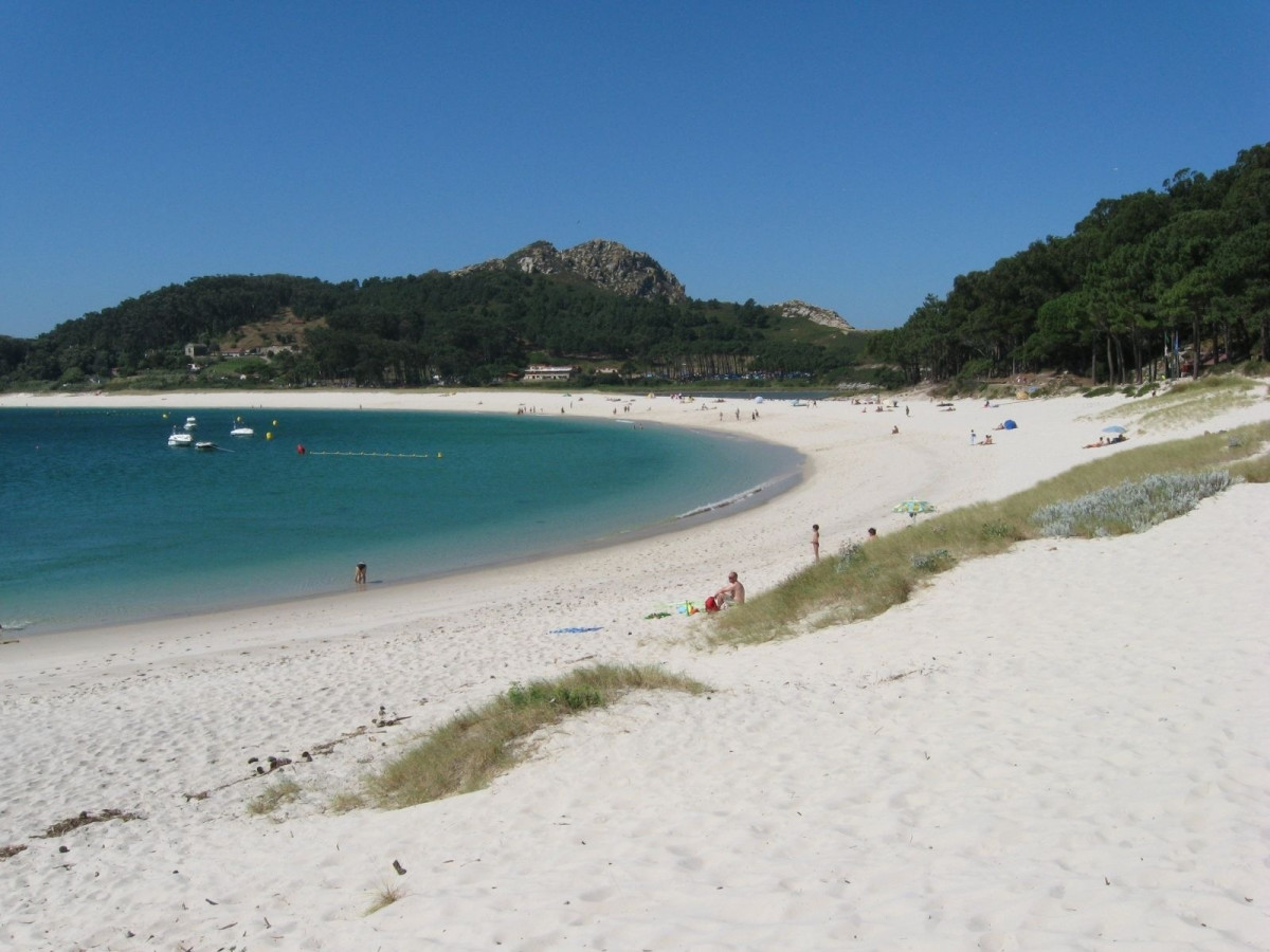 A praia de Rodas