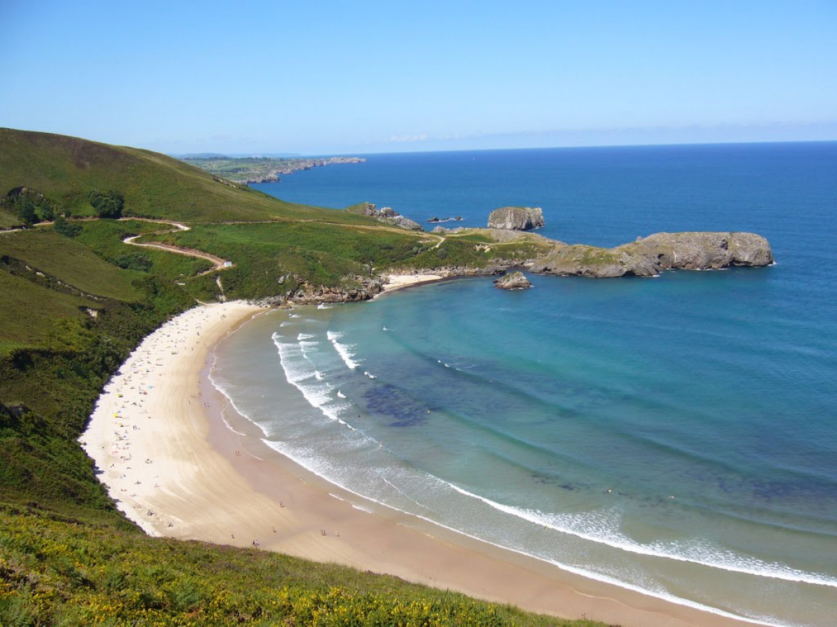 La playa de Melide