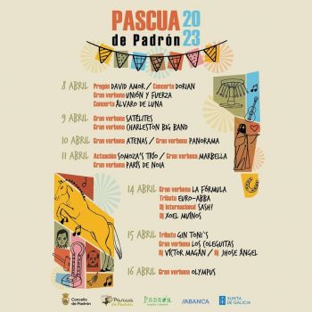 Disfruta de las Fiestas de Pascua de Padrón