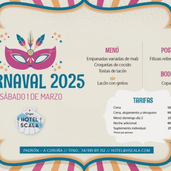 ¡Llega la fiesta más divertida del año al Hotel Scala! Celebra con nosotros el Carnaval